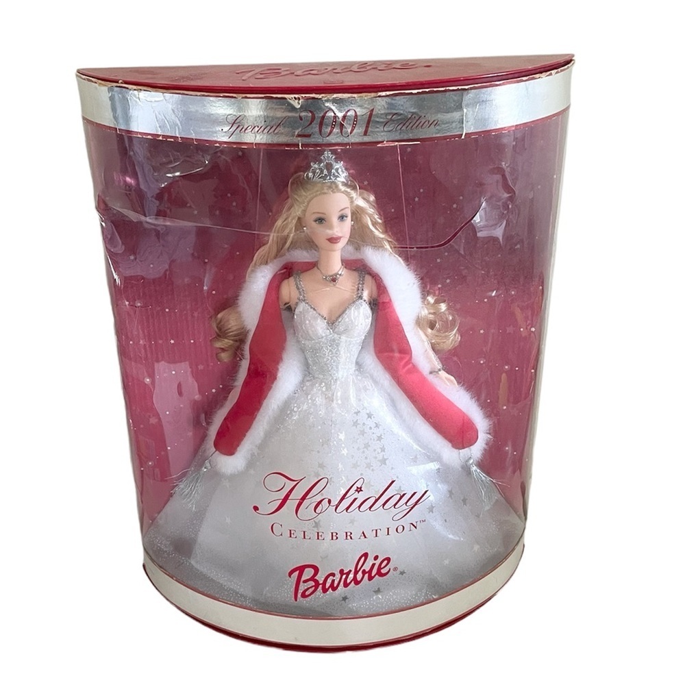 Mattel Holiday Celebration Barbie 2001 Special Edition Collectible Barbie